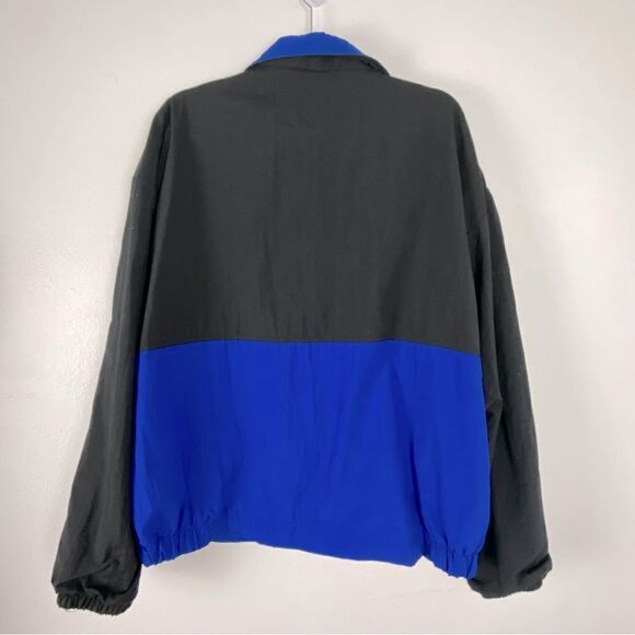 Y2K Licensed Goodyear NASCAR Racing Windbreaker Nylon Jacket Embroidered Logo XL - Picture 2 of 14